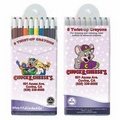 Twist Crayons w/ Front and Back Insert